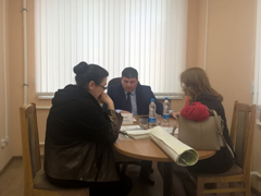 Руководитель управы Левобережного района Олег Копытин провел  прием граждан Руководитель управы Левобережного района Олег Копытин провел  прием граждан