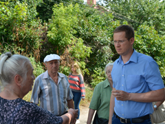 Руководитель управы Центрального района посетил территориальные общественные самоуправления