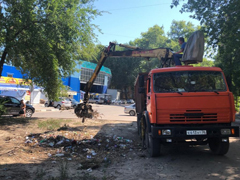 В Железнодорожном районе продолжается борьба с несанкционированными свалками В Железнодорожном районе продолжается борьба с несанкционированными свалками