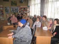 Литературный урок «Народный писатель», посвященный юбилею со дня рождения В.Белова, прошёл в библиотеке №27 