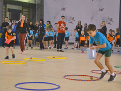 В Ленинском районе прошли спортивные игры для малышей