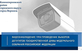В Коминтерновском районе ведется подготовка к предстоящим выборам депутатов в Государственную Думу