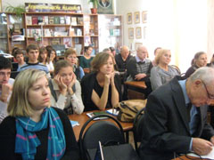 Эстетический центр им.А.Платонова 27 октября 2012 года в традиционную последнюю субботу месяца, открыл третий сезон культурно-просветительской деятельности тематической встречей «Недаром помнит вся Россия…»