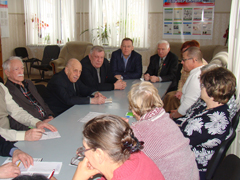 В Левобережном районе состоялось заседание президиума совета ветеранов