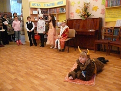 28 октября в Центральной городской детской библиотеке им.С.Я.Маршака прошёл театральный конкурс «Маршаковский бал»