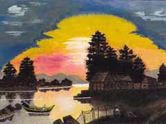 80 лет. Время творить. В библиотеке №44 открыта выставка творческих работ Галины Васильевны Заложных