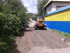 В Центральном районе ведется ремонт улиц частного сектора В Центральном районе ведется ремонт улиц частного сектора