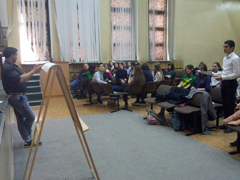 В Коминтерновском районе школьники учатся социальному проектированию