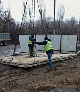 В Ленинском районе продолжается благоустройство площадок для сбора ТКО В Ленинском районе продолжается благоустройство площадок для сбора ТКО