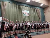 В Коминтерновском районе состоялся новогодний отчет концерт ансамбля народной песни «Завалинка»