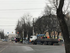 В Ленинском районе продолжается благоустройство городской среды