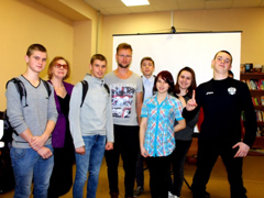 Встреча с Василием Филатовым в библиотеке №20