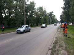 В Левобережном районе продолжается благоустройство территории В Левобережном районе продолжается благоустройство территории