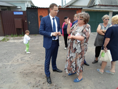 Руководитель управы Центрального района встретился с жителями частного сектора