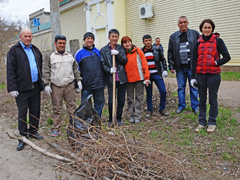 В Воронеже прошел общегородской субботник В Воронеже прошел общегородской субботник