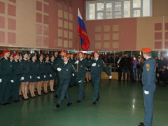 Посвящение в кадеты в Советском районе Посвящение в кадеты в Советском районе