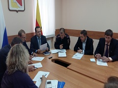 В администрации рассмотрели итоги работы народных дружин в ходе массовых мероприятий 