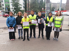 Школьниками Ленинского района организован «Дорожный патруль безопасности»