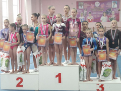 Воспитанница детско-юношеской школы № 17 Белоус Екатерина - призер Всероссийских соревнований по спортивной гимнастике 