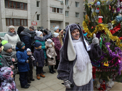 В Левобережном районе проходят новогодние мероприятия