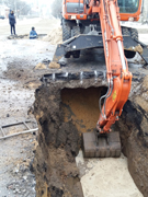 Завершены работы по восстановлению водопровода на улице 9 января Завершены работы по восстановлению водопровода на улице 9 января