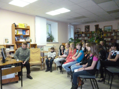 18 октября в библиотеке № 30 прошел конкурс чтецов «Певцы земли Воронежской»