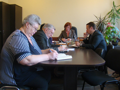 В Левобережном районе началась подготовка  мероприятий, посвященных Дню Победы