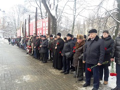В Советском районе прошел памятный митинг В Советском районе прошел памятный митинг