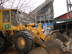 В Центральном районе продолжается демонтаж незаконных сооружений В Центральном районе продолжается демонтаж незаконных сооружений