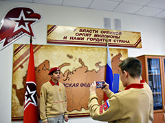 В Ленинском районе развивают военно-патриотические связи регионов