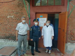 В Коминтерновском районе прошла тренировка по развертыванию санитарно-обмывочного пункта В Коминтерновском районе прошла тренировка по развертыванию санитарно-обмывочного пункта