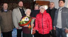 Жительница Железнодорожного района отметила столетний юбилей