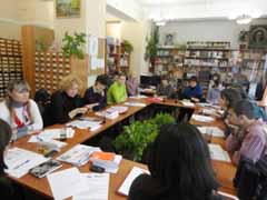 Объединяя усилия. В Платоновской библиотеке прошёл круглый стол по работе с темой толерантности 