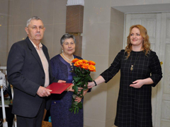 В Советском районе состоялось чествование семейных пар-юбиляров совместной жизни