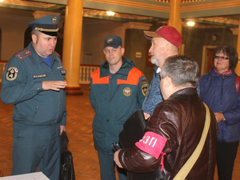 В Левобережном районе прошла учебная организация работы сборного эвакуационного пункта