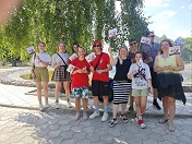 В Левобережном районе прошло молодежное мероприятие, посвященное Дню России