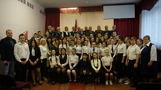 В воронежской школе прошел Урок мужества и памяти